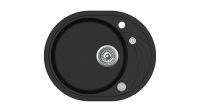 Кухонная мойка CLAVE 45 S-TQ 1B 1D ONYX BLACK