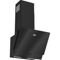 Наклонная вытяжка TEMPER 50 BK, черный