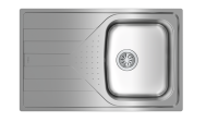 Кухонная мойка UNIVERSE 45 T-XP 1B 1D POLISHED