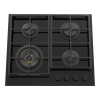 Газовая варочная панель KG 6551.0 SR-E5