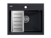 Комплкет: Мойка STEPIA 60 + коландер ADVANCE PM115951-BLM+A375-BS